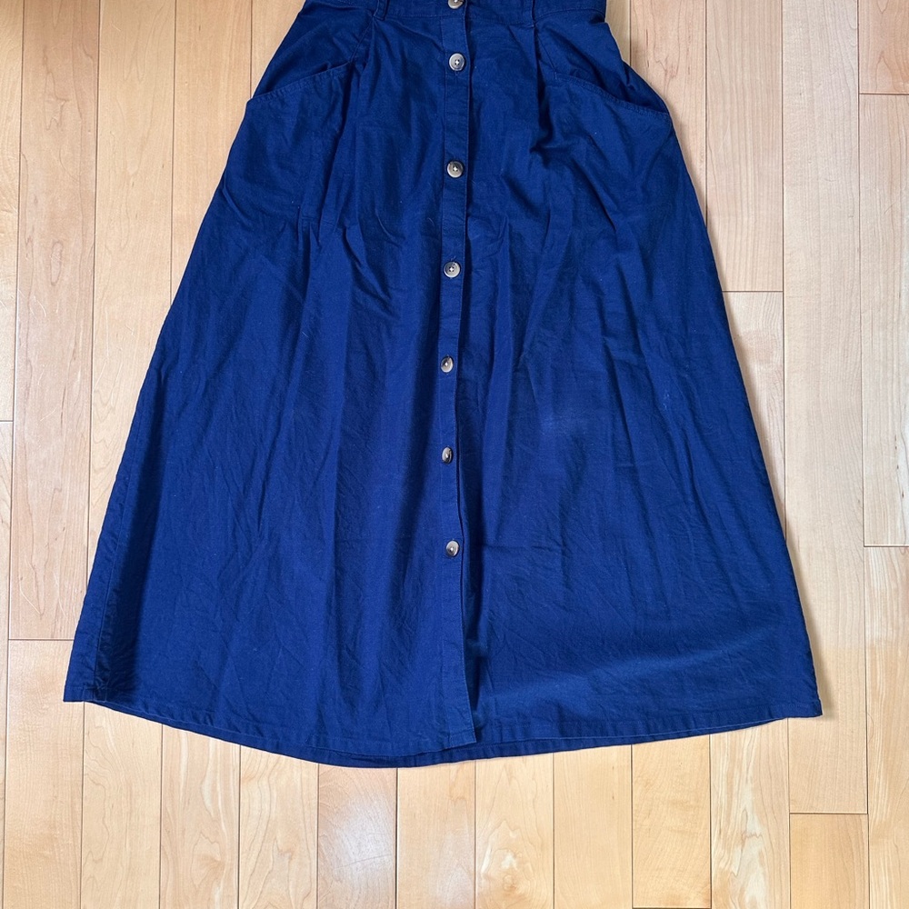 St. John's Bay Deep Blue A-Line Skirt